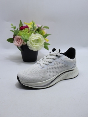 Buty sportowe damskie na płaskim (36-41) AD711 WHITE