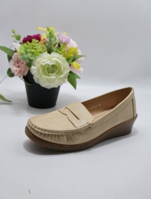 Mokasyny damskie na koturnie (36-41) QQ-8 APRICOT