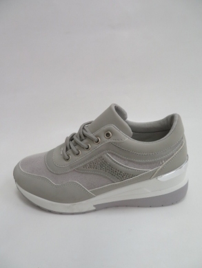 Buty sportowe damskie na koturnie (36-41) BL239 GREY
