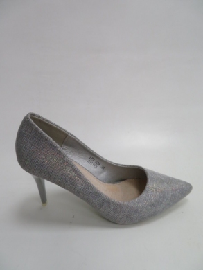 Czółenka damskie na szpilce (36-41) LE-329 SILVER