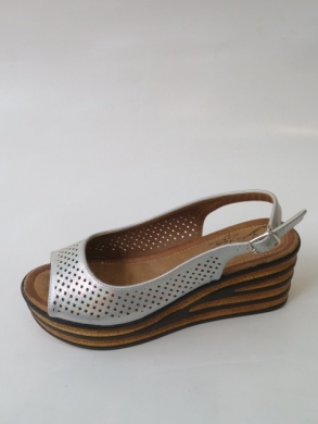 Sandały Damskie na koturnie (36-41) FL1041A SILVER