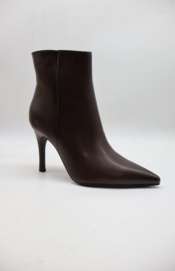 Botki damskie na szpilce (36-41) 9464 BROWN