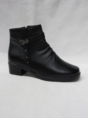 Botki damskie ocieplane na obcasie (37-42) A05 BLACK