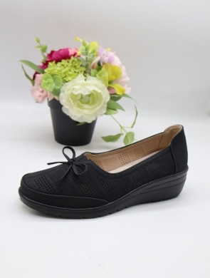Półbuty damskie na koturnie (37-42) C962 BLACK