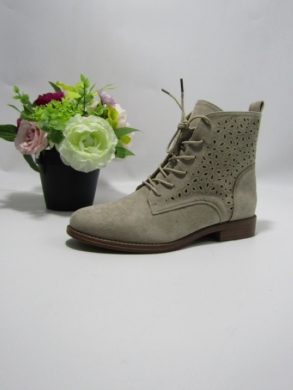 Botki damskie na płaskim (36-41) H153-3 BEIGE
