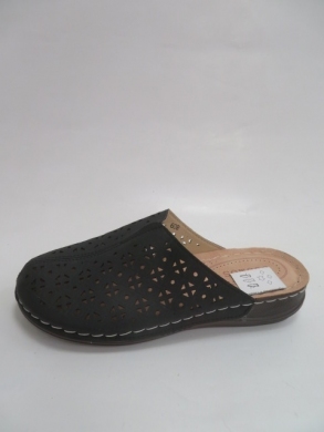 Klapki damskie na płaskim (37-42) 809 BLACK
