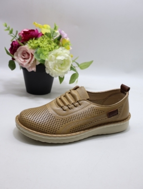 Półbuty damskie na płaskim (36-42) 25152-11 KHAKI