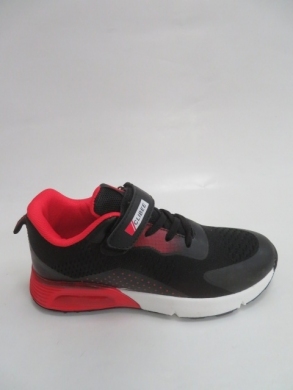 Buty sportowe dziewczęce (31-36) F28-1 BLACK/RED