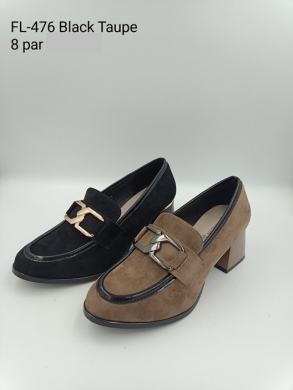Półbuty damskie na obcasie (36-41) FL-476 TAUPE