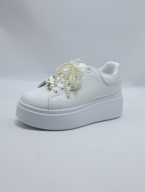 Buty sportowe damskie na płaskim (36-41) 9148 WHITE