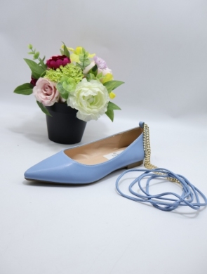 Baleriny damskie (36-40) 1711 BLUE