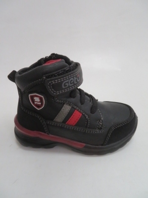 Botki chłopięce ocieplane (21-26) F719 BLACK