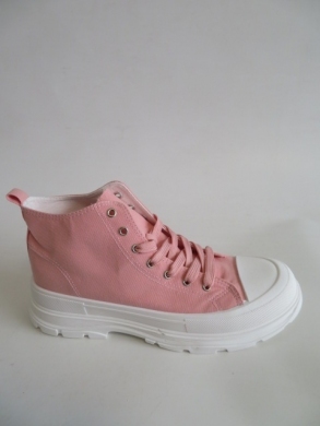 Trampki damskie na płaskim (36-41) BO-677 PINK