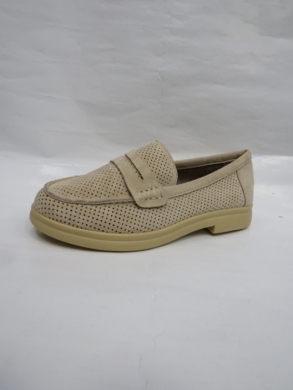 Mokasyny damskie na koturnie (36-41) AA113 BEIGE