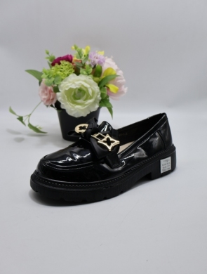 Mokasyny damskie na płaskim (36-41) W106 BLACK