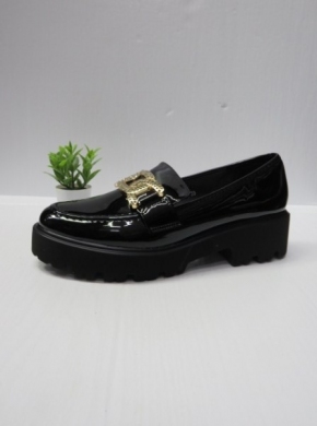 Mokasyny damskie na płaskim (36-41) YDF-11 BLACK