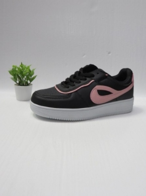 Buty sportowe damskie na płaskim (36-41) DN89-5 BLACK/PINK