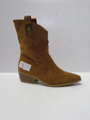 Kozaki damskie na obcasie (36-41) 8698A CAMEL