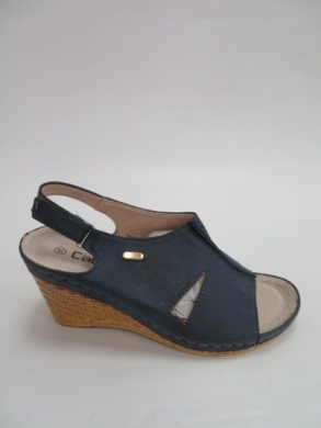 Sandały Damskie na koturnie (36-41) J5307-9 NAVY