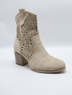 Botki damskie na obcasie (36-41) A3202 KHAKI