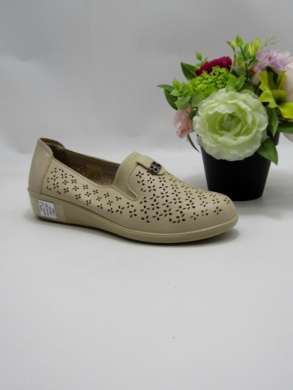 Półbuty damskie na płaskim (39-44) DTB3-01 BEIGE