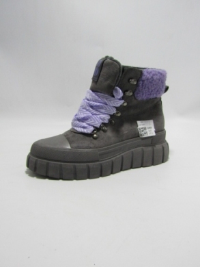 Trapery damskie ocieplane (36-41) 8-62 GREY
