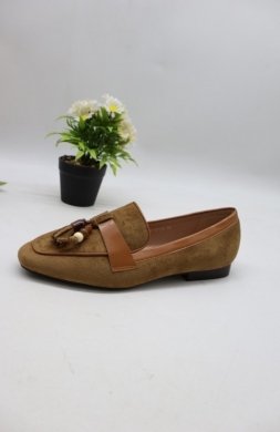 Mokasyny damskie na płaskim (36-41) H8-211 CAMEL