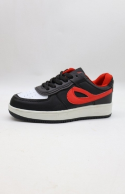 Buty sportowe damskie na płaskim (36-41) DN89-52 BL/RED