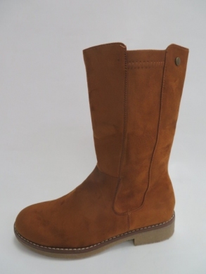 Kozaki damskie jesienne na płaskim (36-41) 8B910 CAMEL