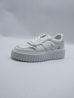 Buty sportowe damskie na płaskim (36-41) AF23-247 WHITE/SIVE