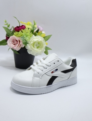 Buty sportowe damskie na płaskim (36-41) E2013-3 WH/BLACK