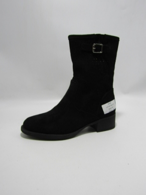 Kozaki damskie na obcasie (36-41) C23-10C BLACK