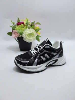 Buty sportowe damskie na płaskim (36-41) YY-146 BLACK