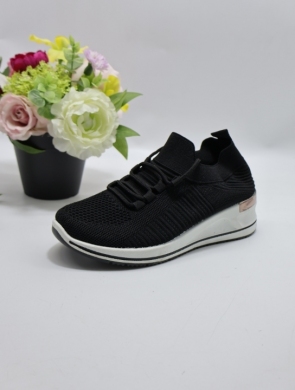 Buty sportowe damskie na płaskim (36-41) X005-1 BLACK