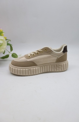 Buty sportowe damskie na płaskim (36-41) BO-925 KHAKI