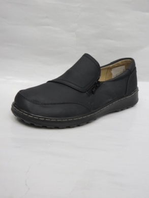 Półbuty damskie na płaskim (36-42) 37010-1 BLACK