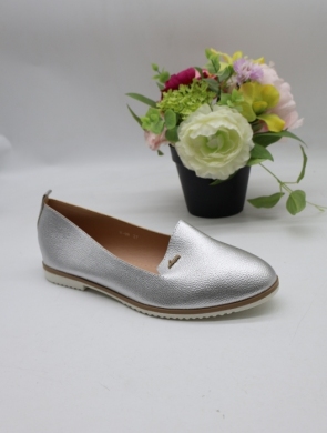 Półbuty damskie na płaskim (36-41) W-98 SILVER