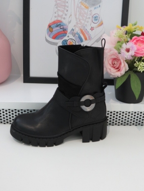 Botki damskie na obcasie (36-41) M621 BLACK