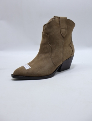 Botki damskie na obcasie (36-41) NC1138K KHAKI