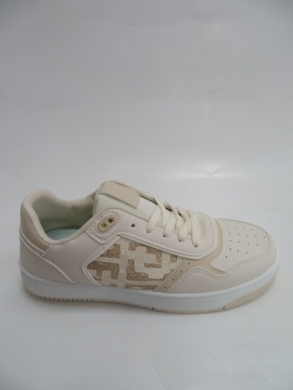 Buty sportowe damskie na płaskim (36-41) AB910 BEIGE