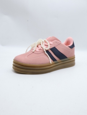 Buty sportowe damskie na płaskim (36-41) 24040 PINK