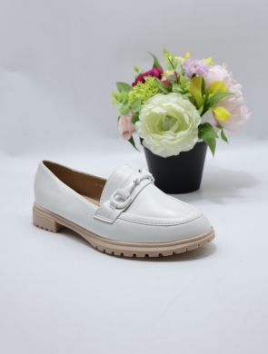 Mokasyny damskie na płaskim (36-41) W-10 WHITE