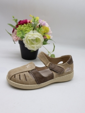Sandały damskie na płaskim (36-42) 5836-3 BEIGE