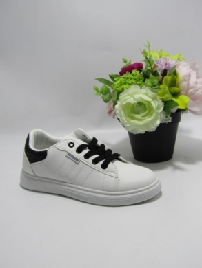 Buty sportowe damskie na płaskim (36-41) SJ2356-3 WH/BLACK