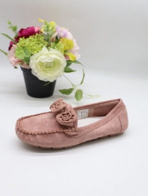 Mokasyny damskie na płaskim (36-41) 0582 PINK