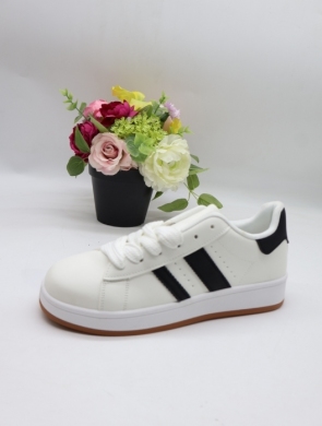 Buty sportowe damskie na płaskim (36-41) A123 WHITE