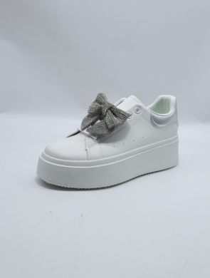 Buty sportowe damskie na płaskim (36-41) YH26 SILVER