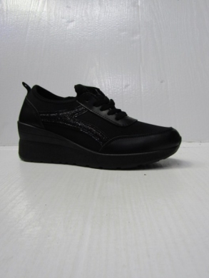 Buty sportowe damskie na koturnie (36-41) J-156 BLACK