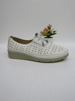 Półbuty damskie na koturnie (36-42) 8610-8 WHITE