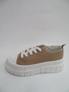 Trampki damskie na koturnie (36-41) VL150 KHAKI